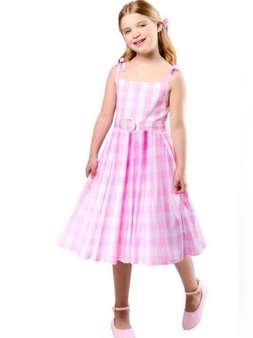 Barbie Movie: A Perfect Day Barbie Costume, Girl's size 6 (140),